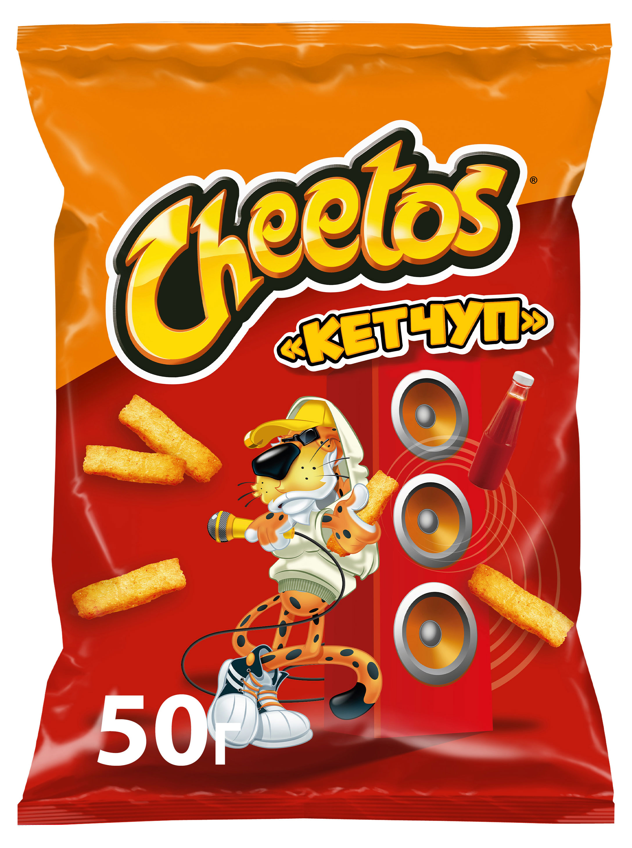 Снеки кукурузные Cheetos кетчуп, 55 г