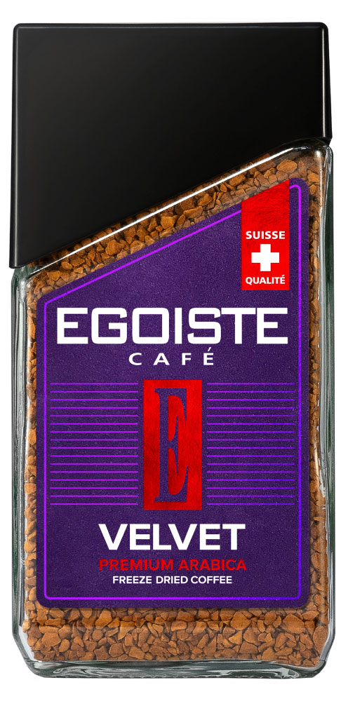 Egoiste | Кофе растворимый Egoiste Velvet сублимированный, 95 г