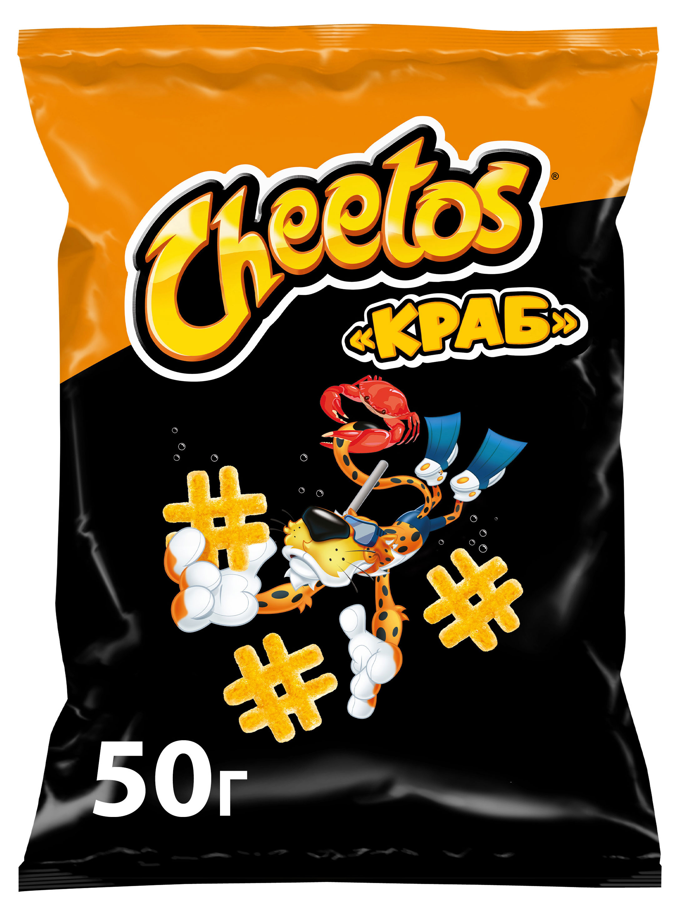 Снеки кукурузные Cheetos Краб, 50 г