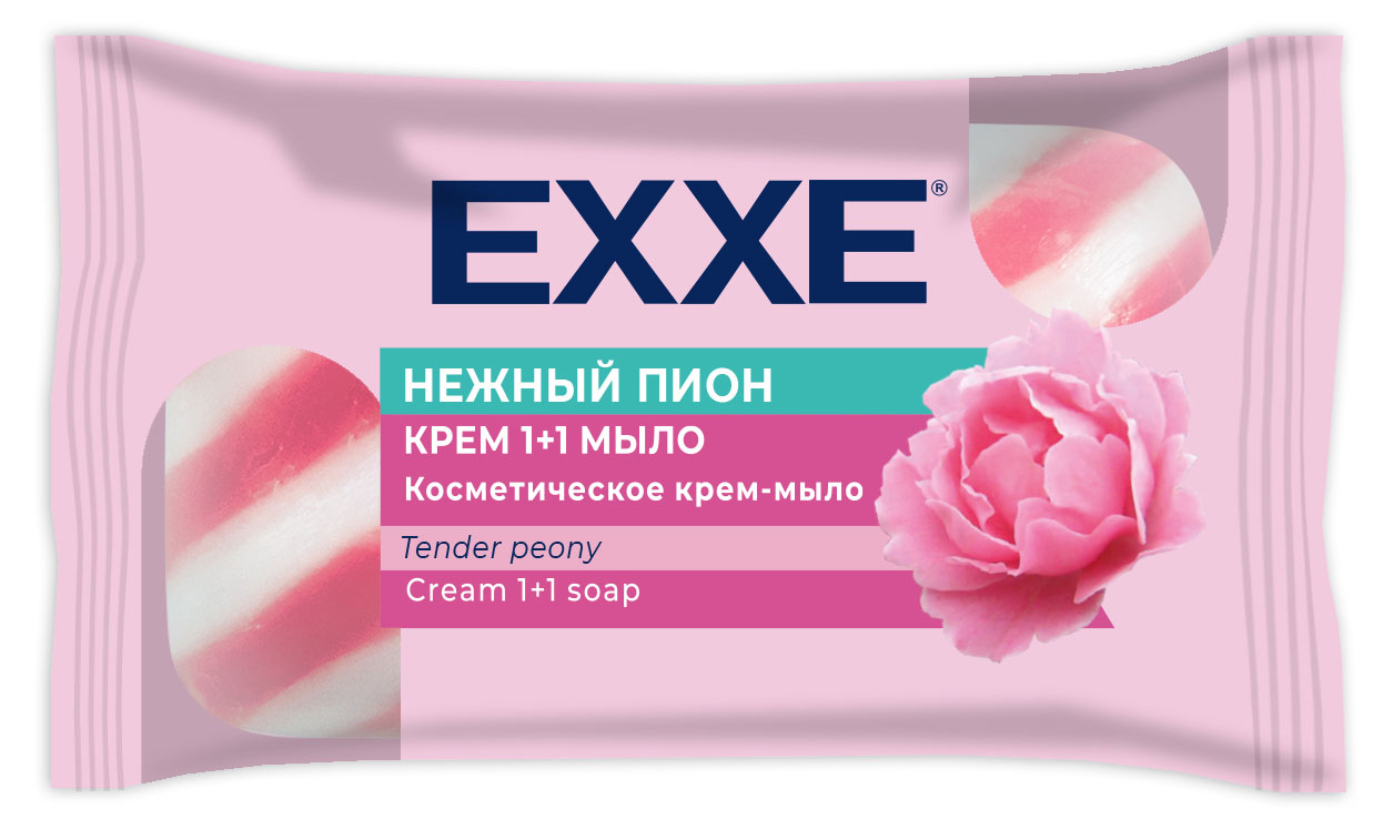 Мыло туалетное EXXE Нежный пион, 80 г