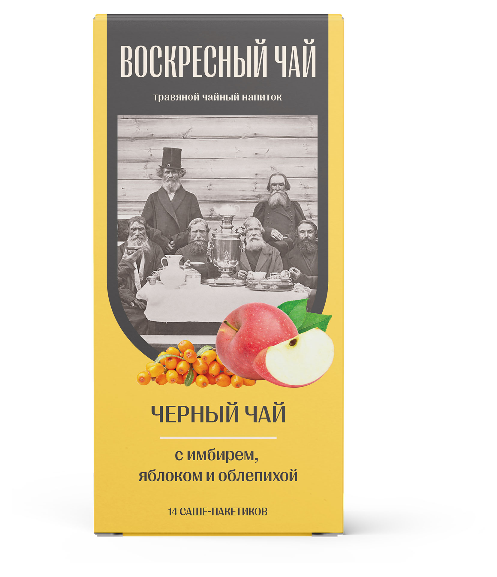 

Чай травяной Biopractika Воскресный чай 2 Согревающий имбирь и яблоко, 50 г