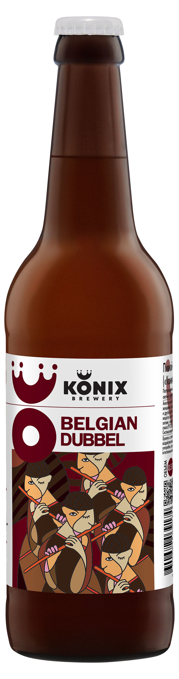 Напиток пивной Konix Brewery Dubbal 6,2%, 500 мл