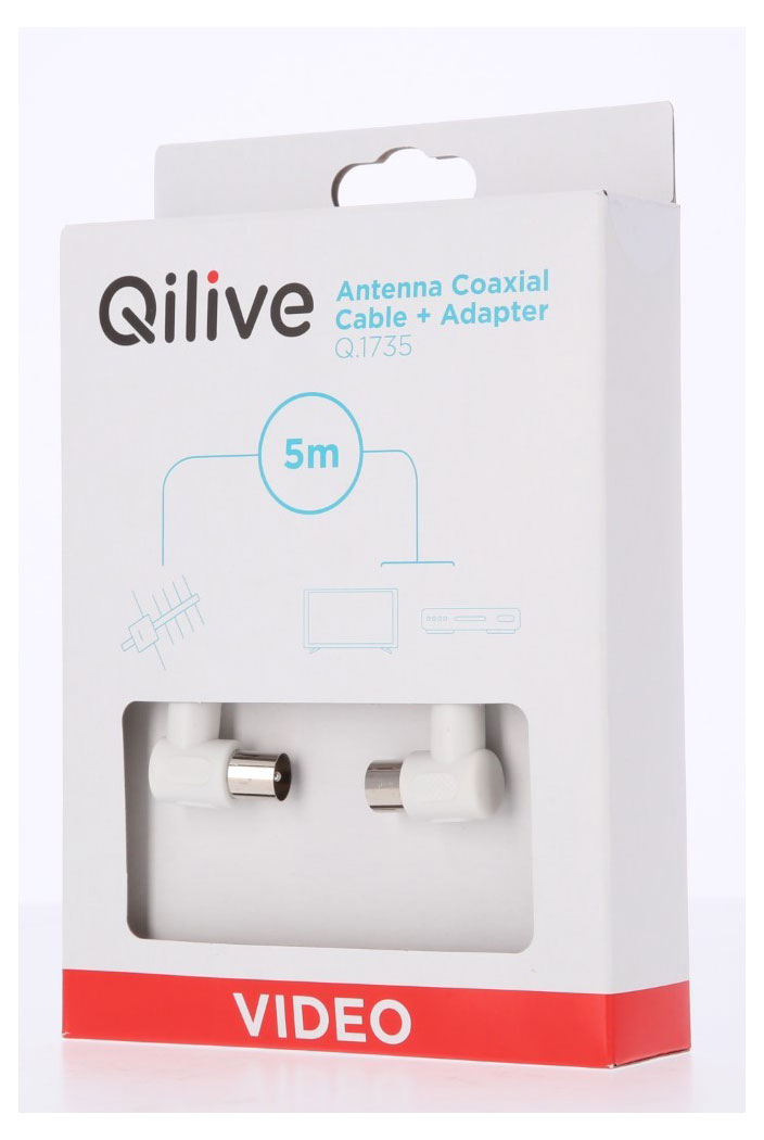 Кабель антенный Qilive, 5 м