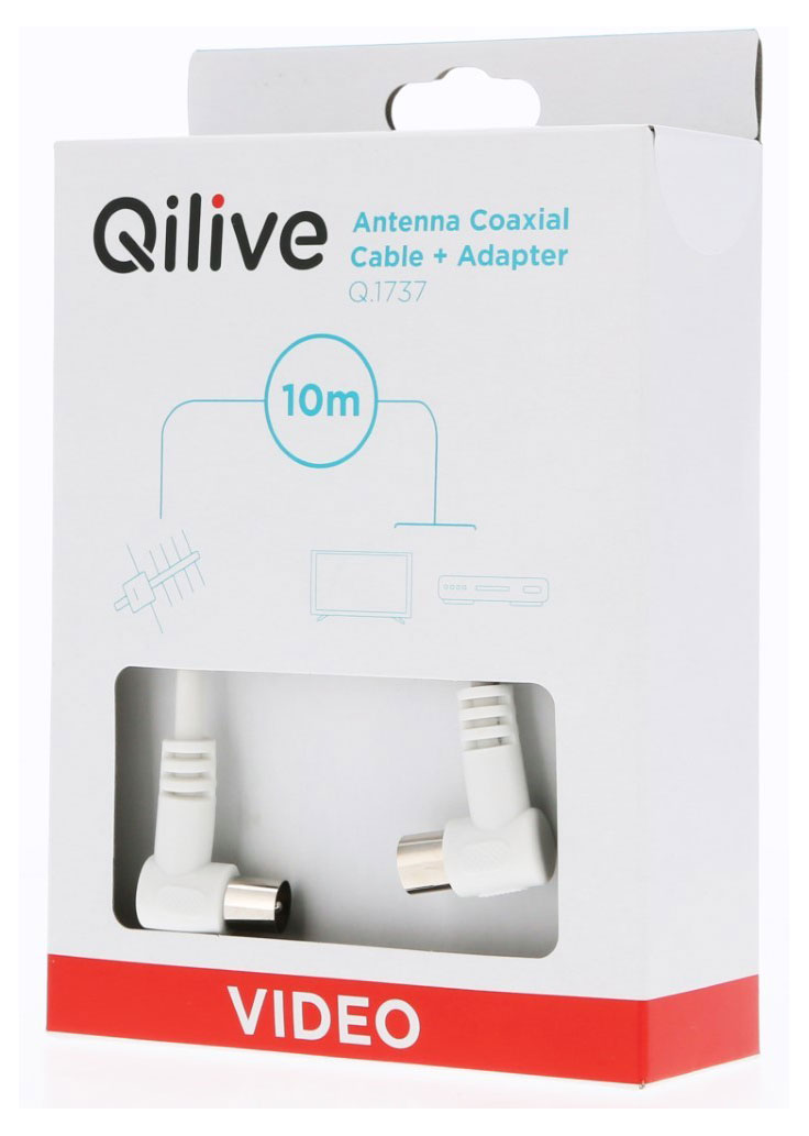 Кабель антенный Qilive, 5 м