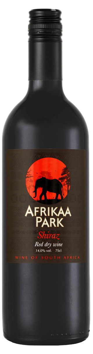 Вино Afrikaa Park Shiraz красное сухое ЮАР, 0,75 л