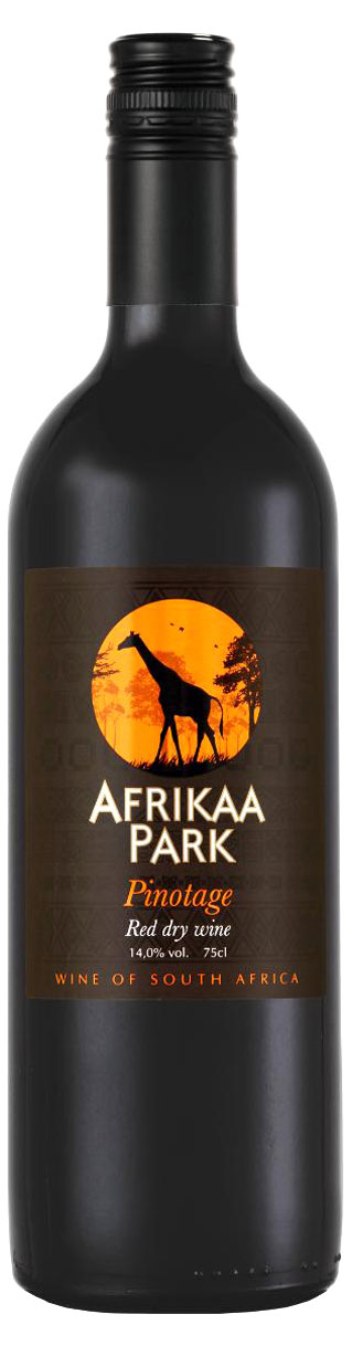 Afrikaa Park | Вино Afrikaa Park Pinotage красное сухое ЮАР, 0,75 л