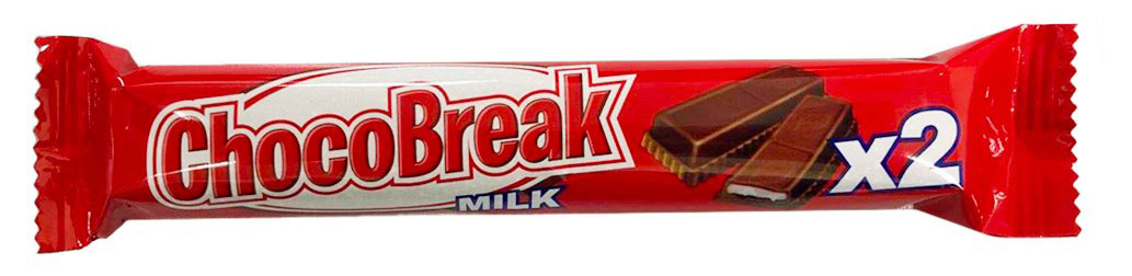 Choco Break | Батончик шоколадный Choco Break с молочной начинкой, 40 г