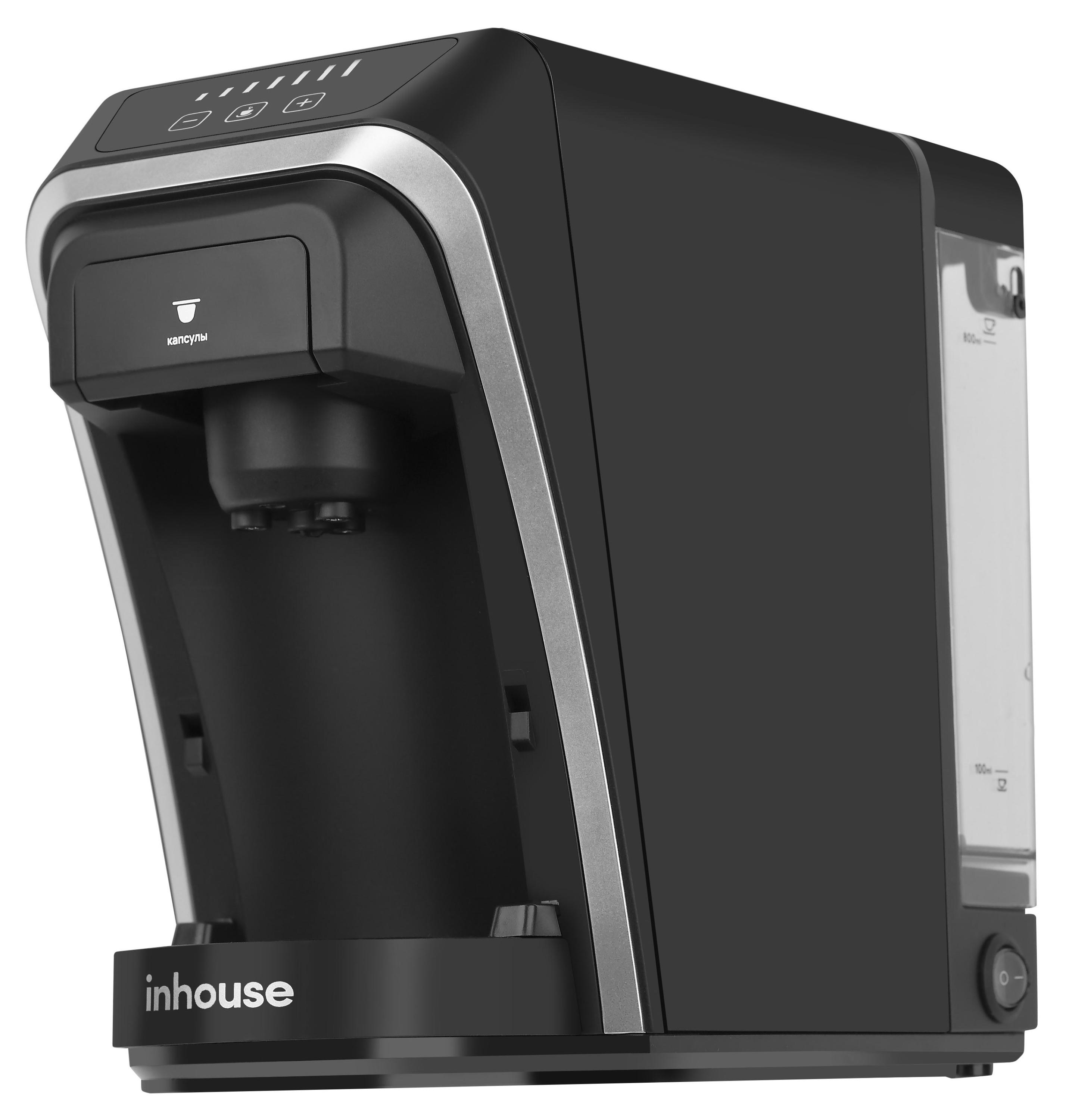 Кофемашина капсульная Inhouse ICM1501BK Multicoffee 2 в 1