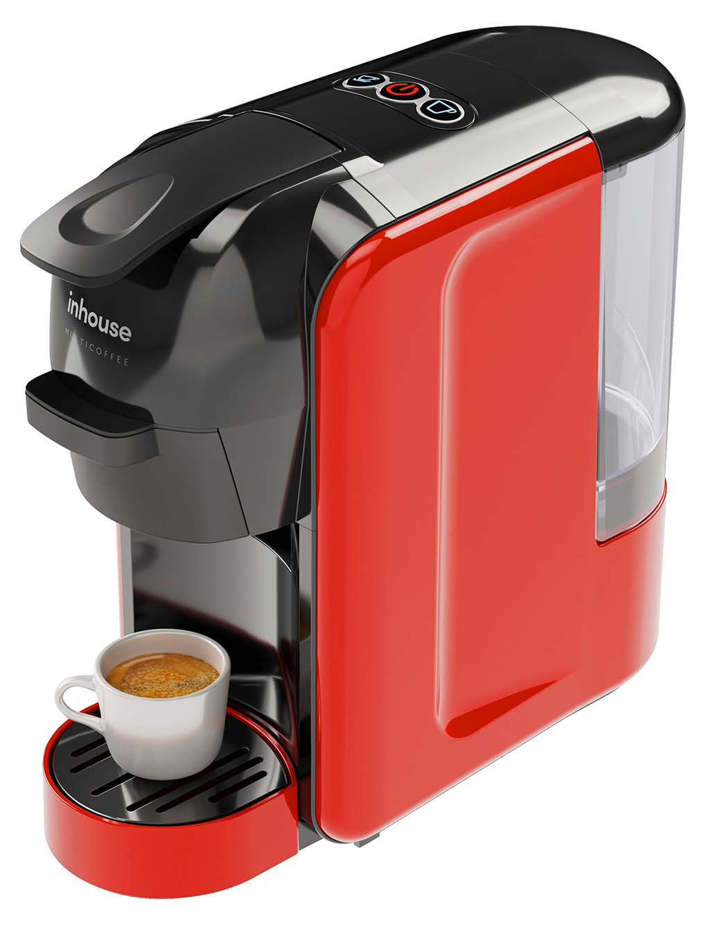 Кофемашина капсульная Inhouse ICM1903BR Multicoffee 3 в 1