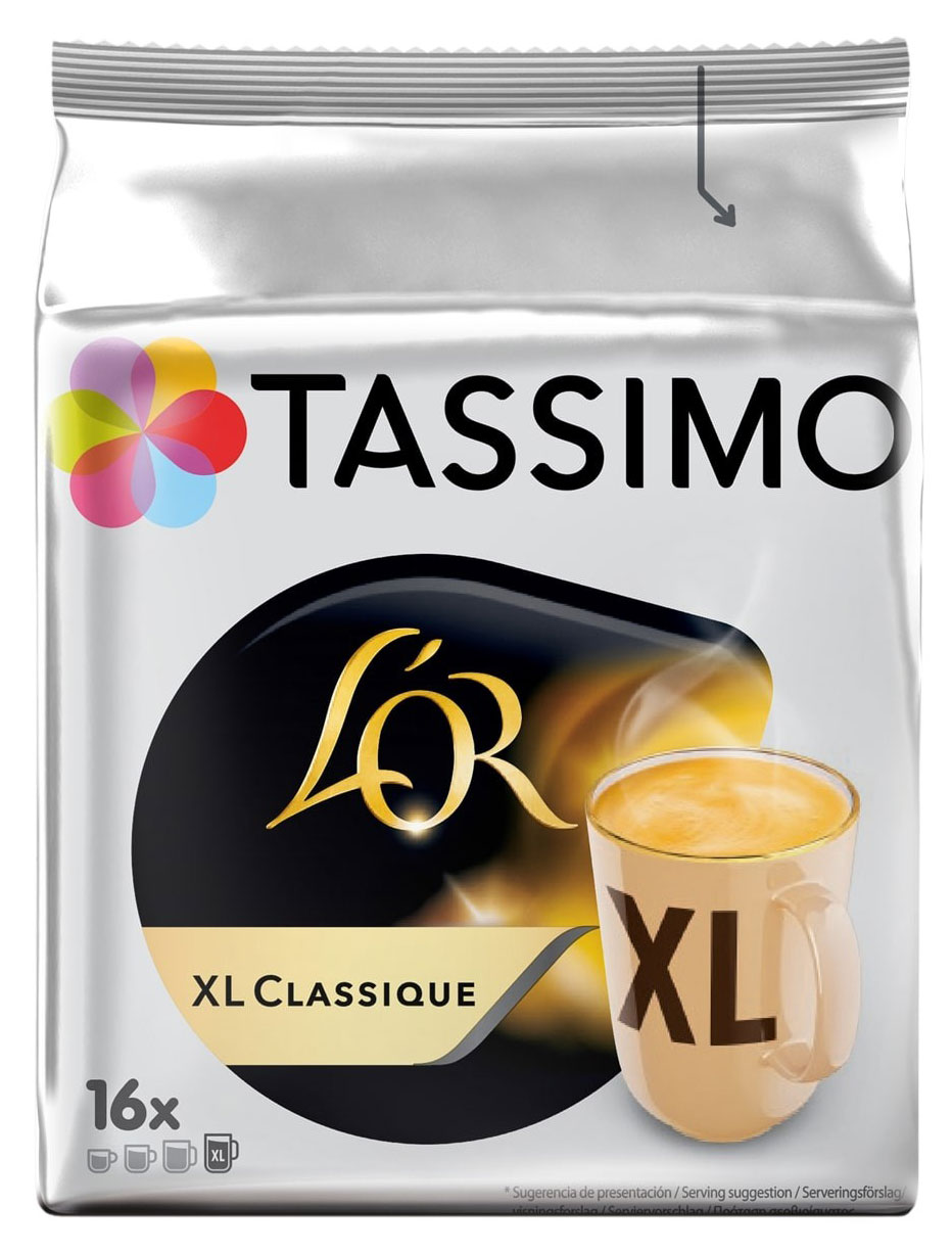 Кофе в капсулах L’or Tassimo XL Classique, 136 г