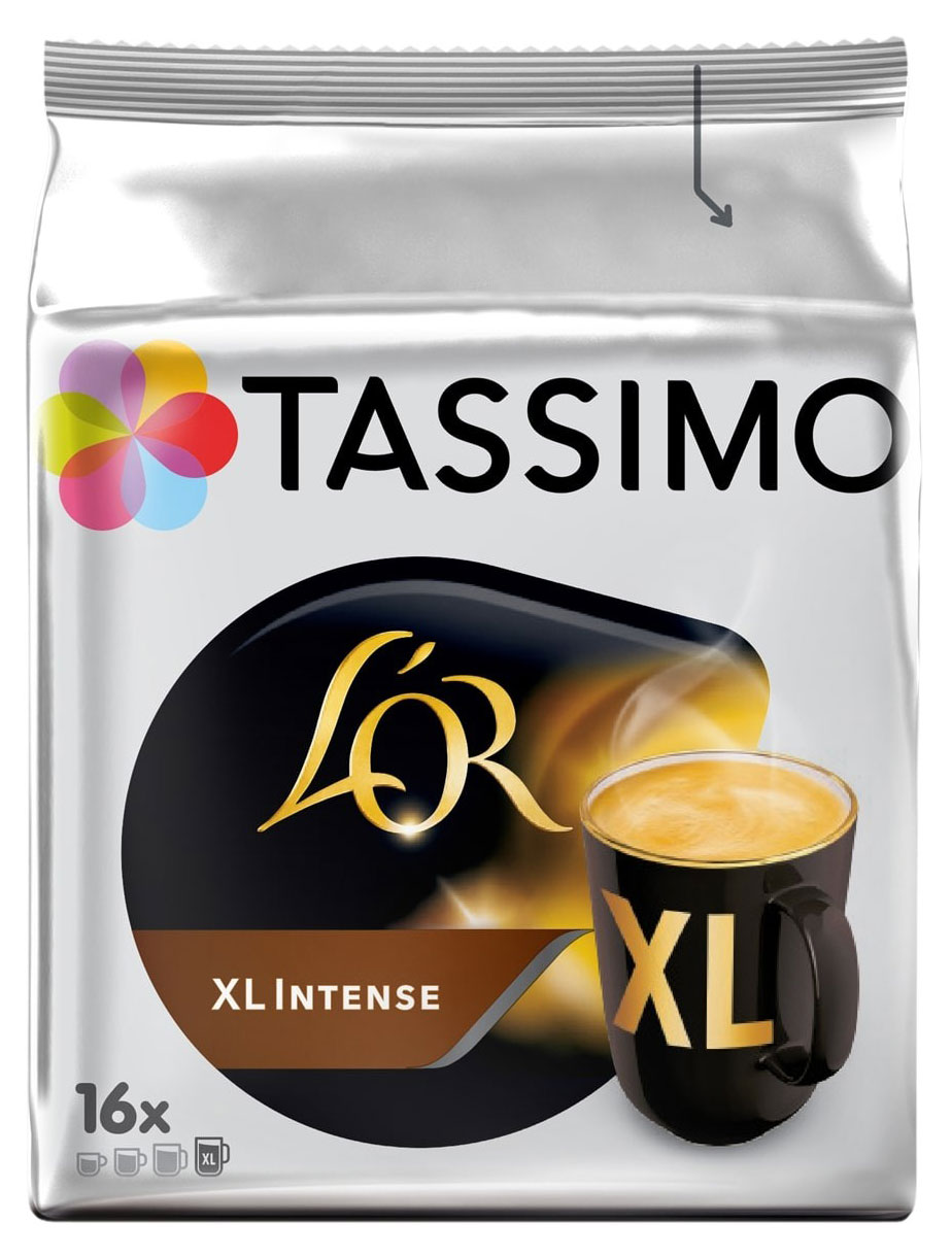 L’or | Кофе в капсулах L’or Tassimo XL Intense, 136 г