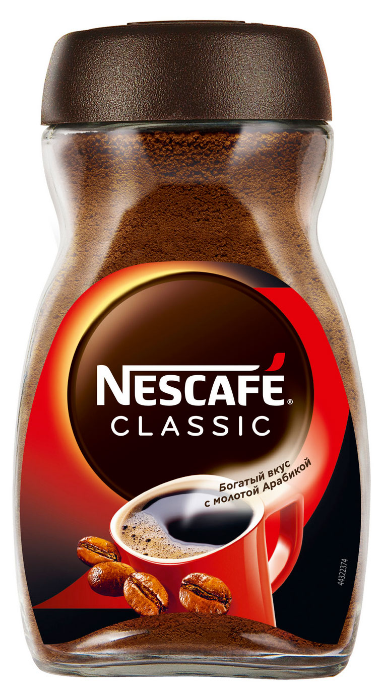 Кофе растворимый Nescafe Classic порошкообразный, 95 г