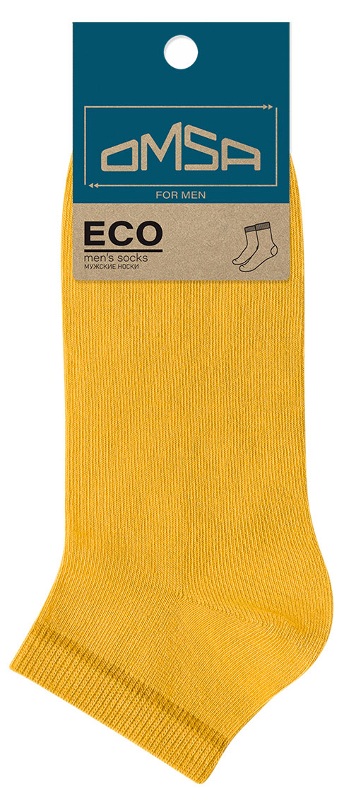 Носки мужские Omsa for Men ECO 402 Colors укороченный Giallo, р. 45-47