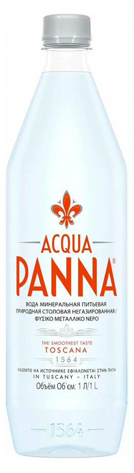 Вода минеральная Acqua Panna негазированная, 1 л