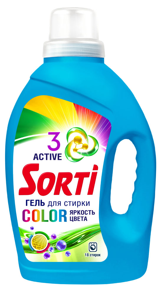 Гель для стирки Sorti color, 1,2 л