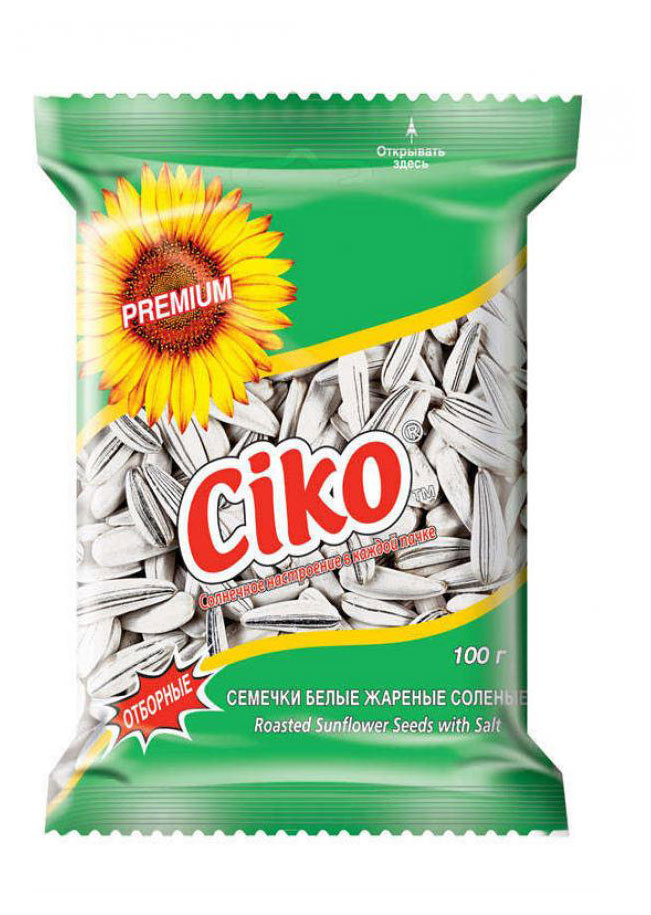 CIKO | Семечки подсолнечные CIKO белые, 100 г