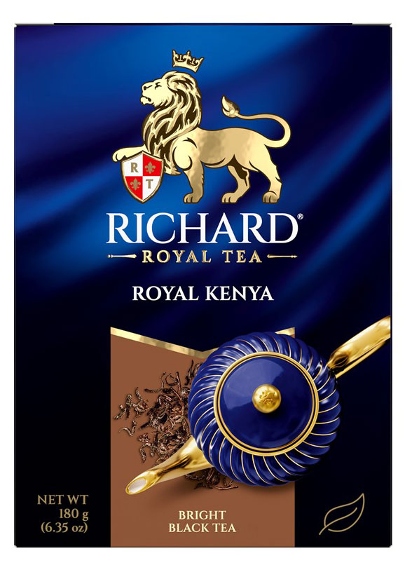 Чай черный RICHARD Royal Kenya крупнолистовой, 180 г