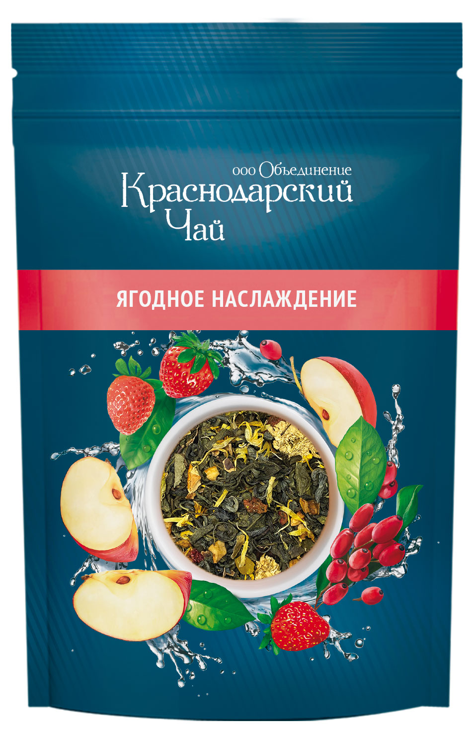 Чай зеленый «Краснодарский чай» Ягодное наслаждение листовой, 80 г