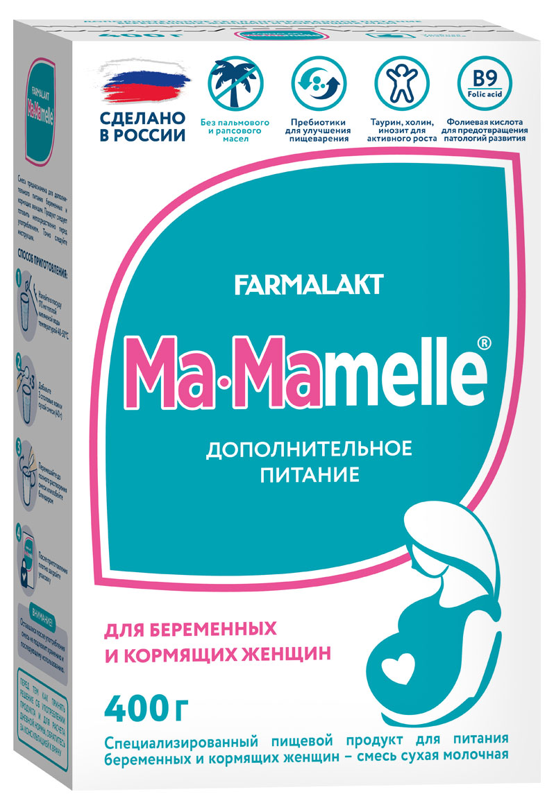 Mamelle | Сухая смесь молочная Mamelle для беременных и кормящих женщин, 400 г