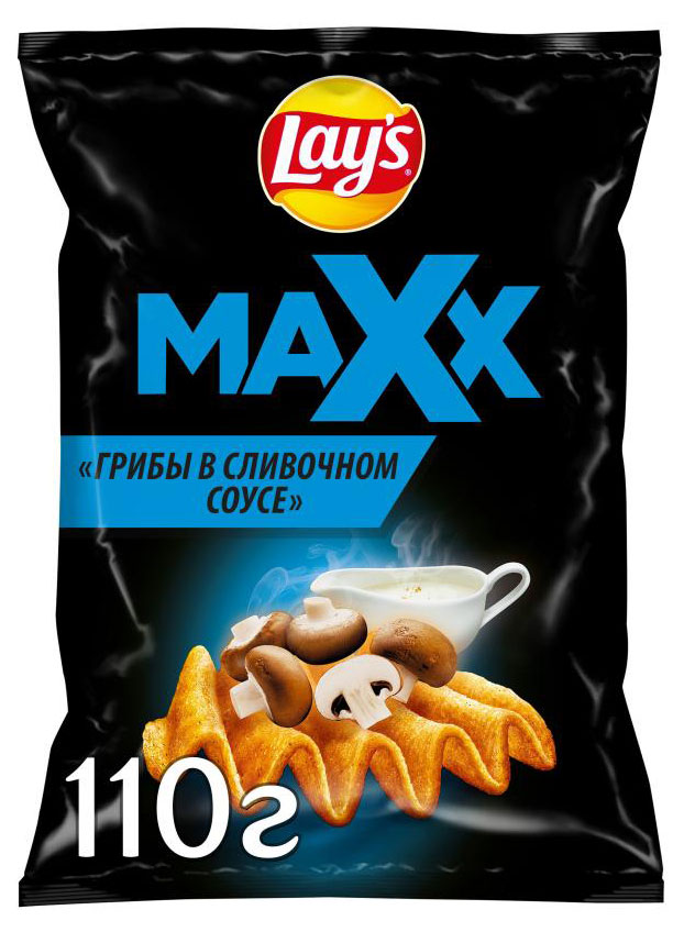 Чипсы картофельные Lay's Max Грибы, 110 г