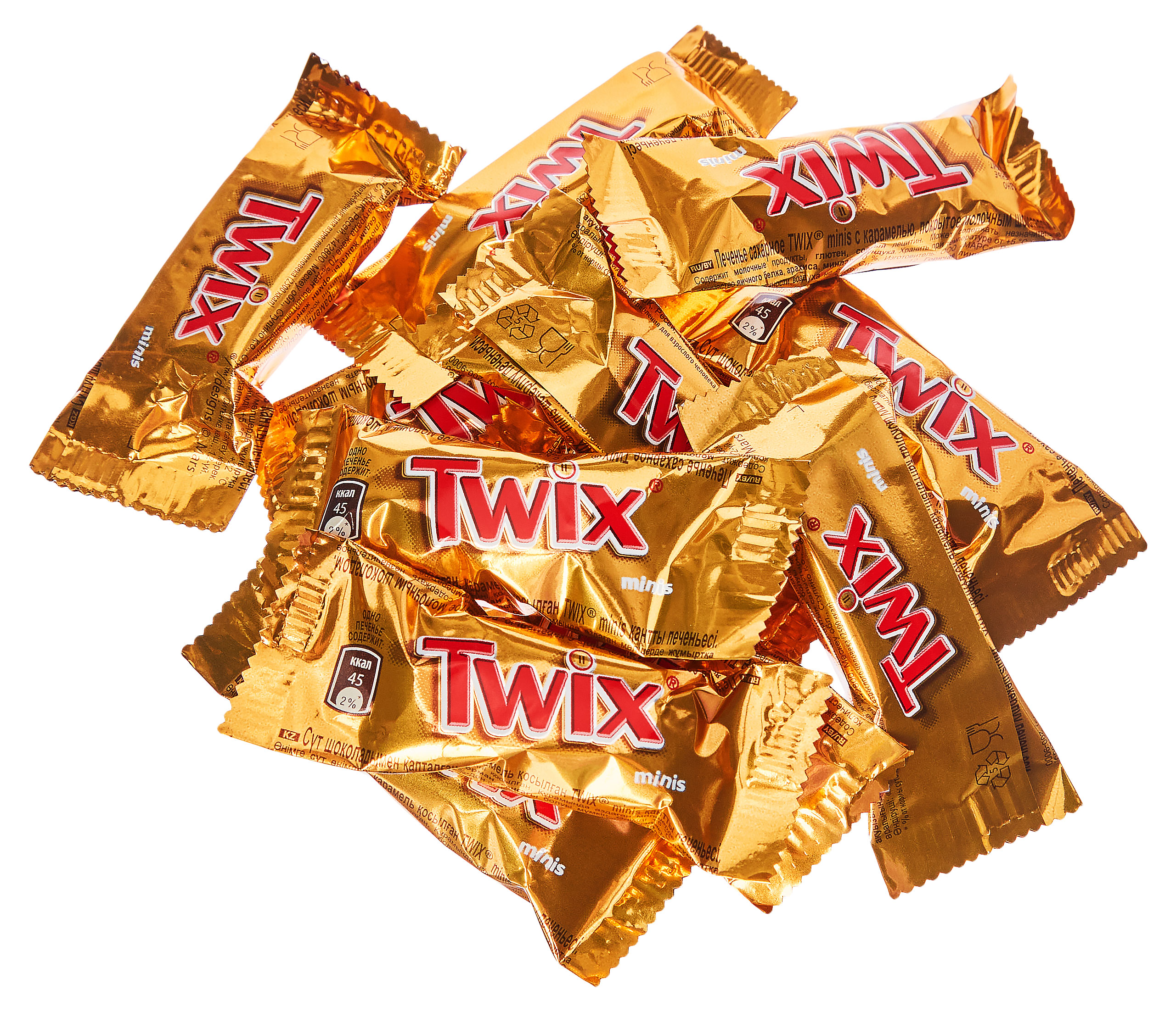 Купить Конфеты шоколадные TWIX Minis, вес (47740) в интернет-магазине АШАН  в Москве и России