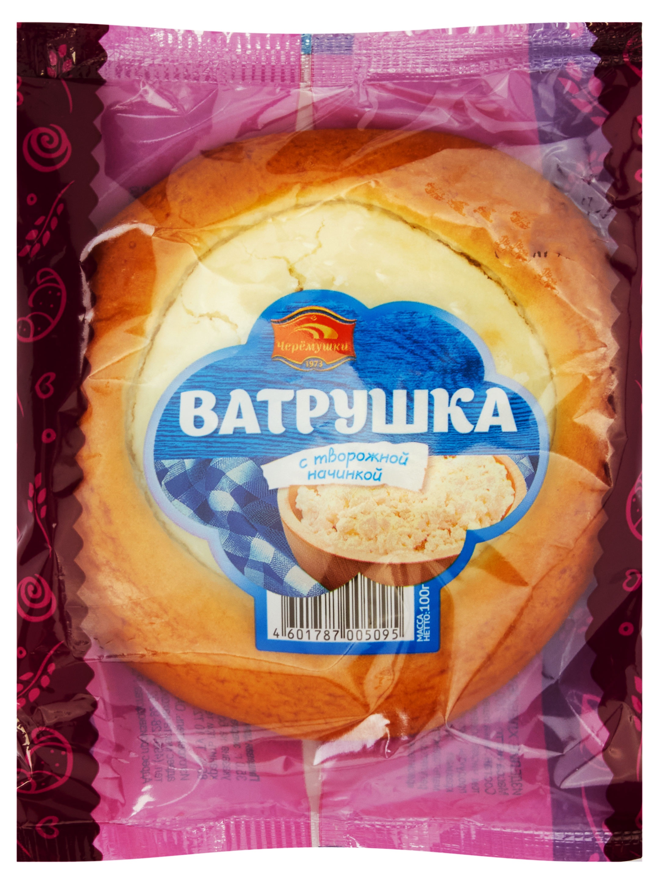 Ватрушка «Черемушки» с творогом, 100 г