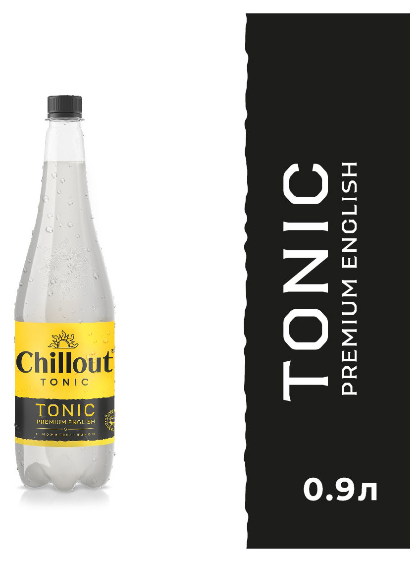 Chillout | Тоник Chillout Premium English Tonic сильногазированный, 900 мл