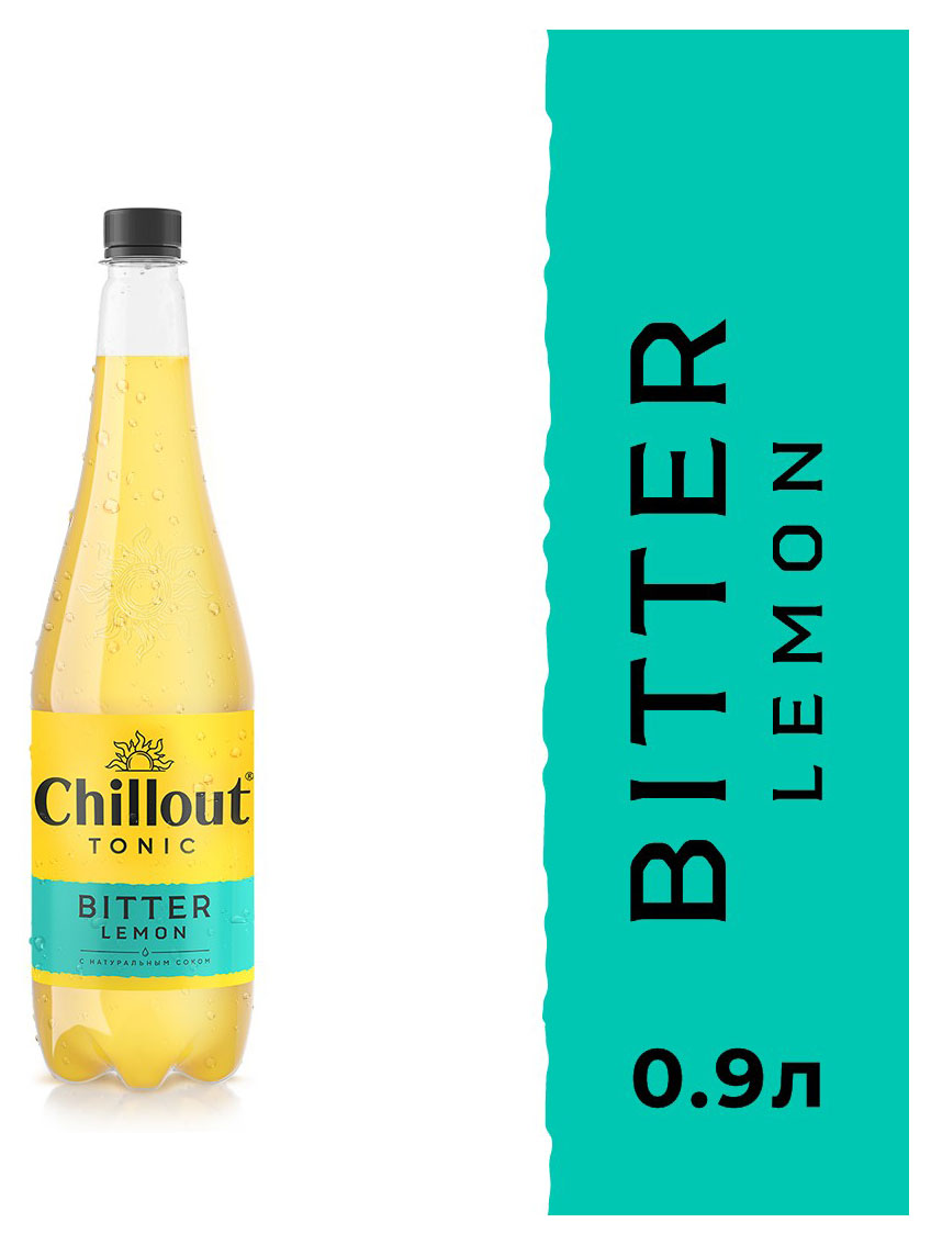 Тоник Chillout Bitter Lemon сильногазированный, 900 мл