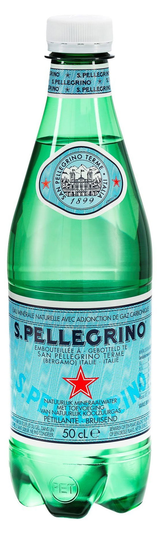 Вода минеральная S.Pellegrino газированная, 500 мл