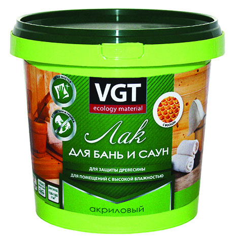 Масло для бани и саун VGT акриловый, 0,9 кг