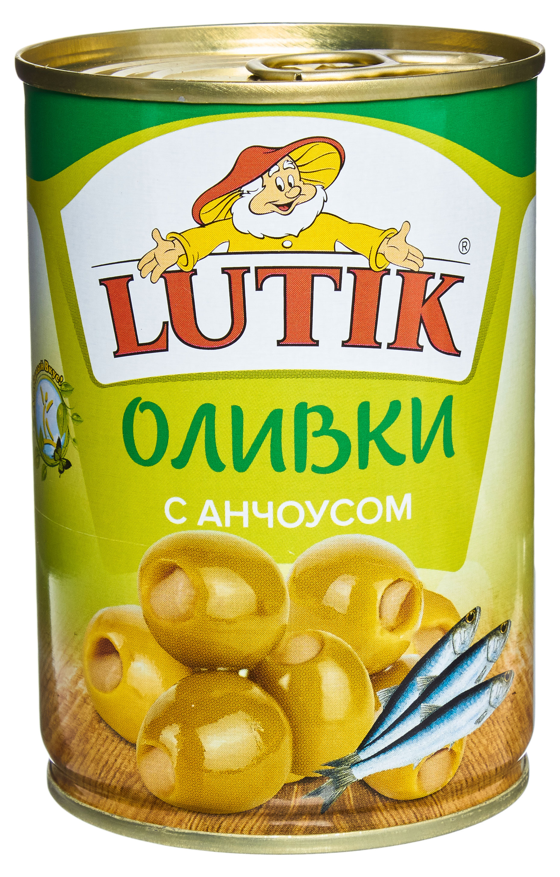 LUTIK | Оливки LUTIK с анчоусом, 280 г