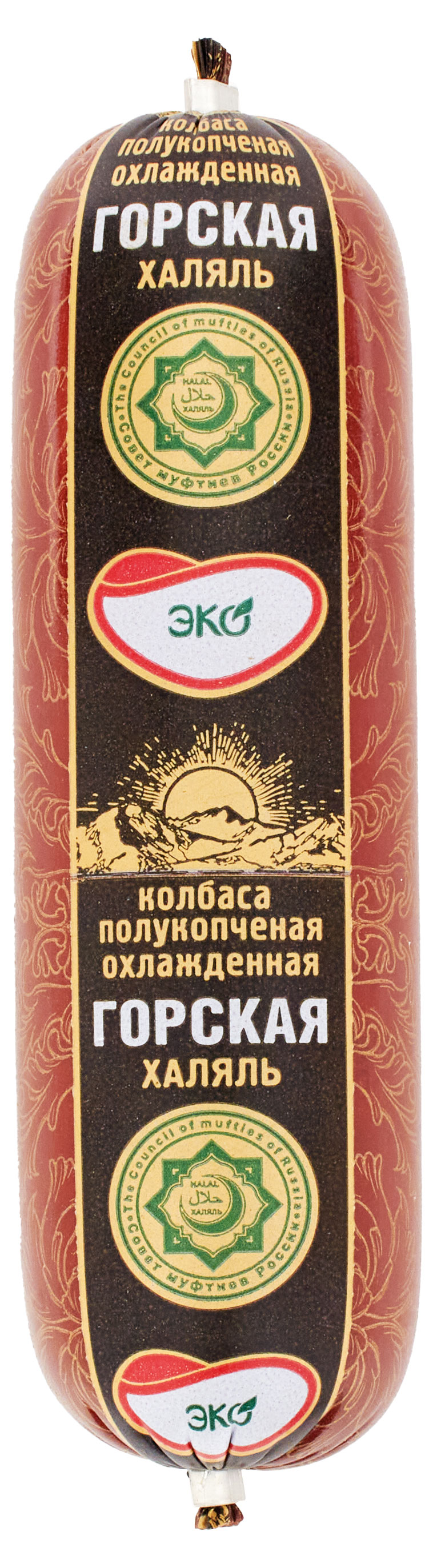 ЭКО | Колбаса полукопченая Горская «ЭКО» Халяль минибатон, 350 г