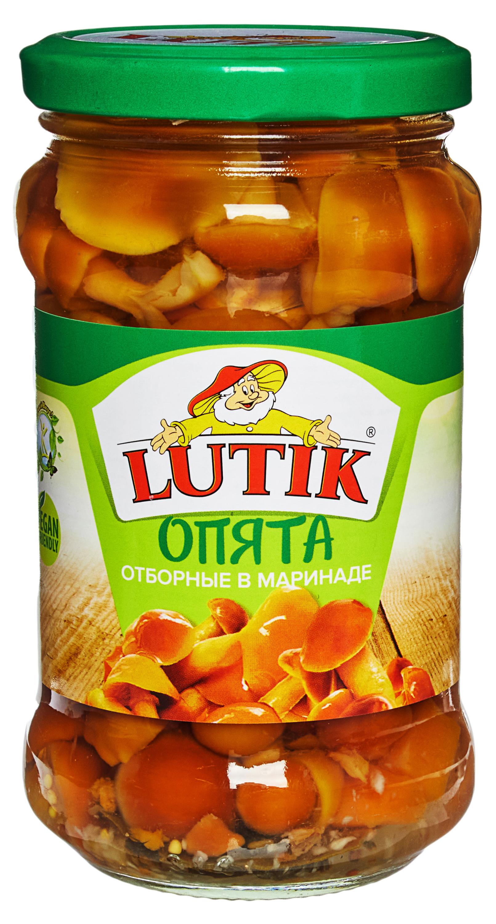 Опята отборные LUTIK в маринаде, 314 мл