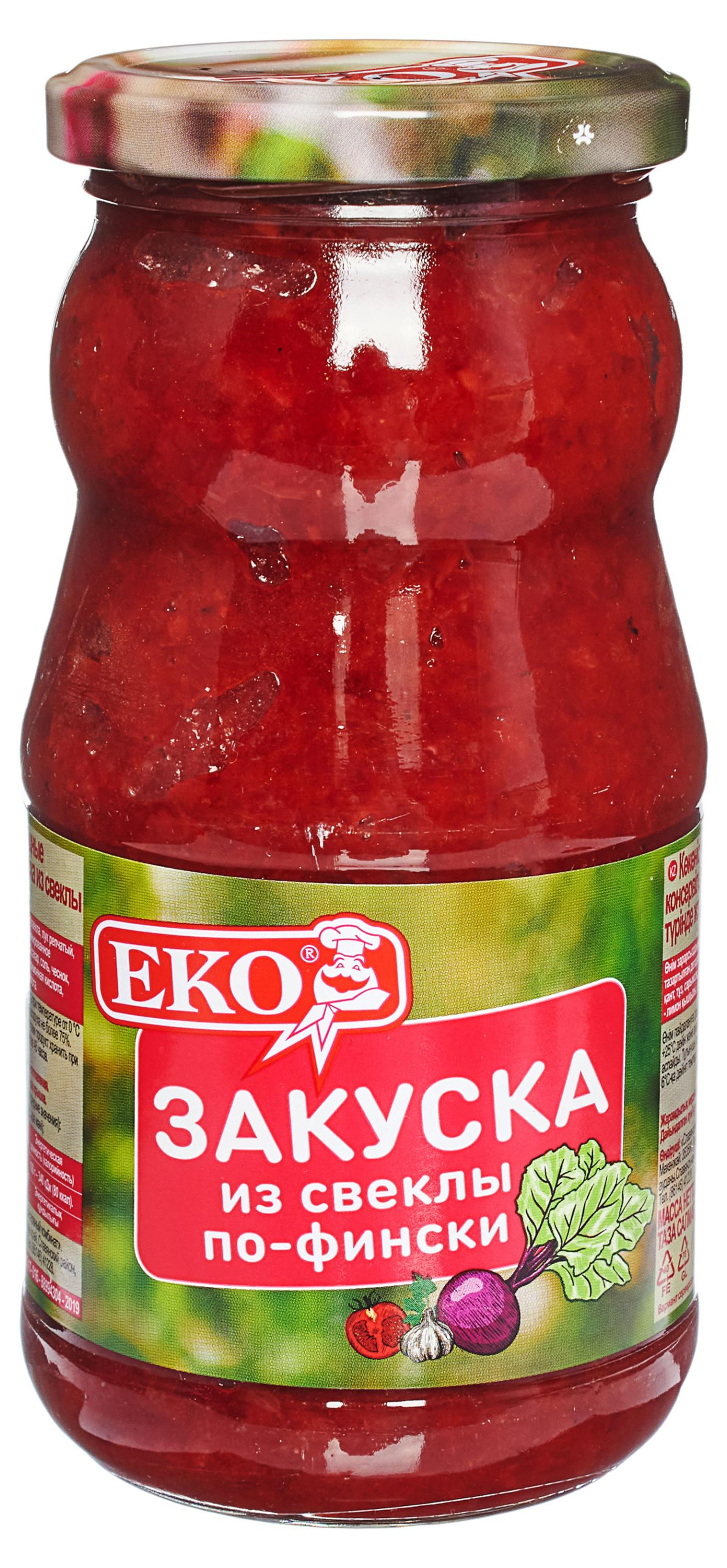 Закуска Еко из свеклы по-фински, 490 г