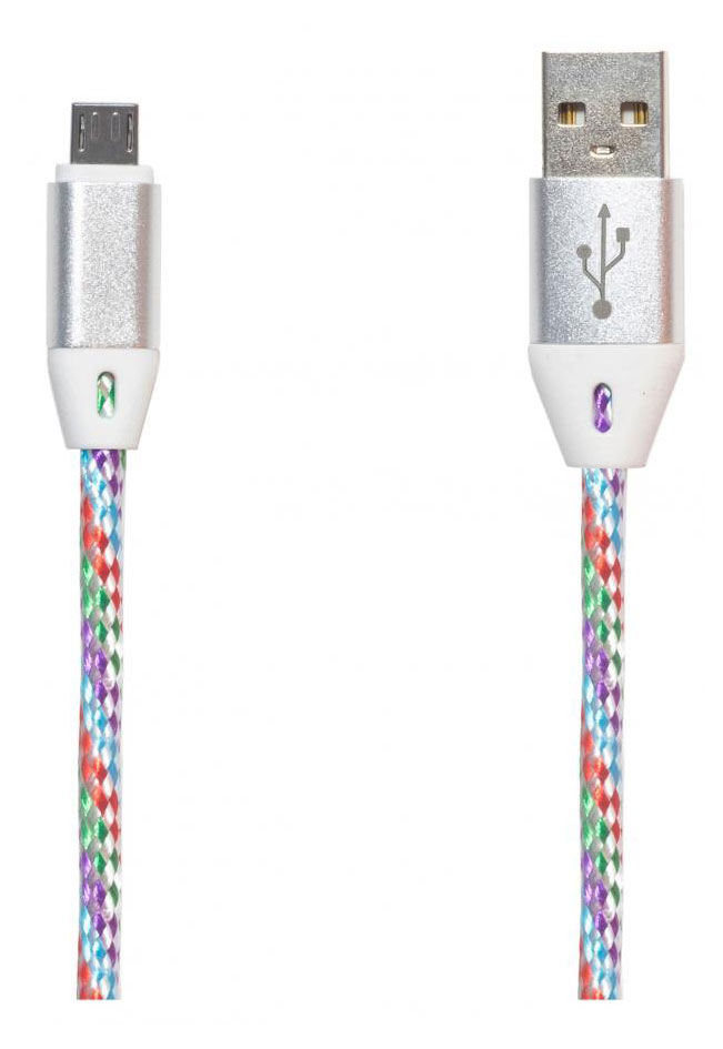 Кабель USB-MicroUSB Liberty Project в оплетке синий, 1 м