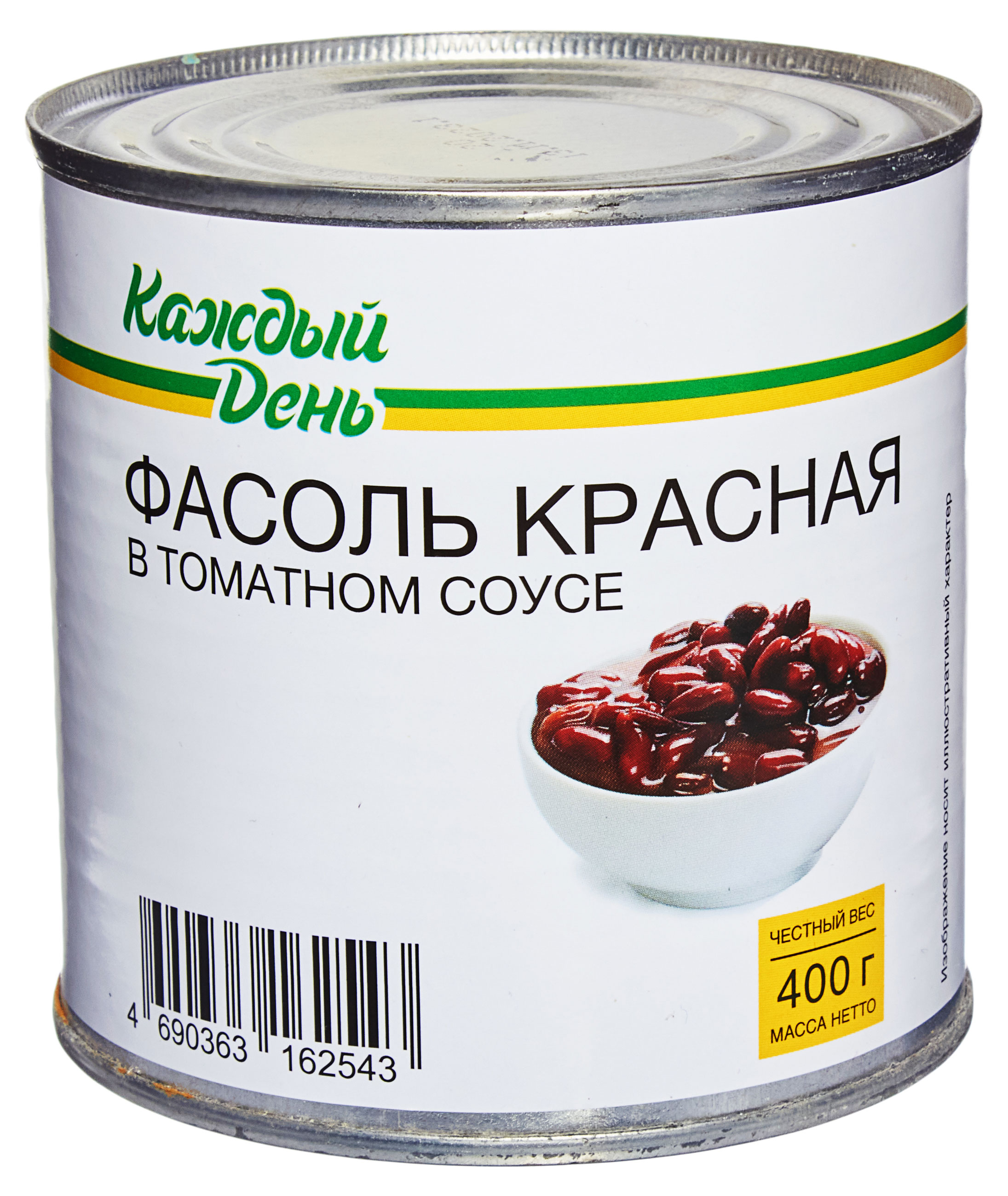 Фасоль «Каждый день» красная в томатном соусе, 400 г