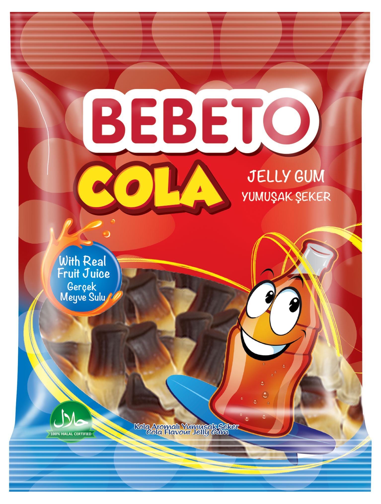 Bebeto | Мармелад жевательный Bebeto Cola, 70 г