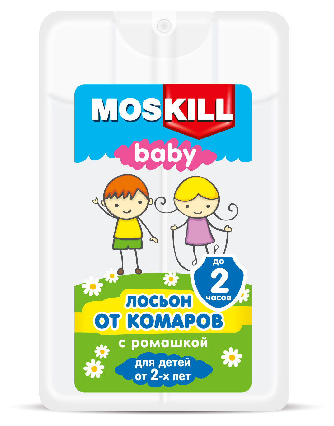 Москилл | Лосьон от комаров детский «Москилл» с ромашкой, 20 мл