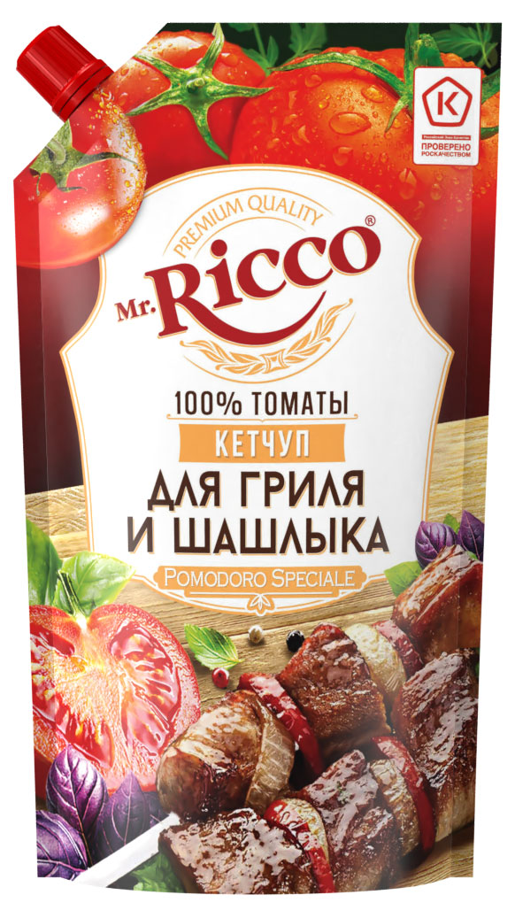 

Кетчуп Mr. Ricco для гриля и шашлыка, 300 г