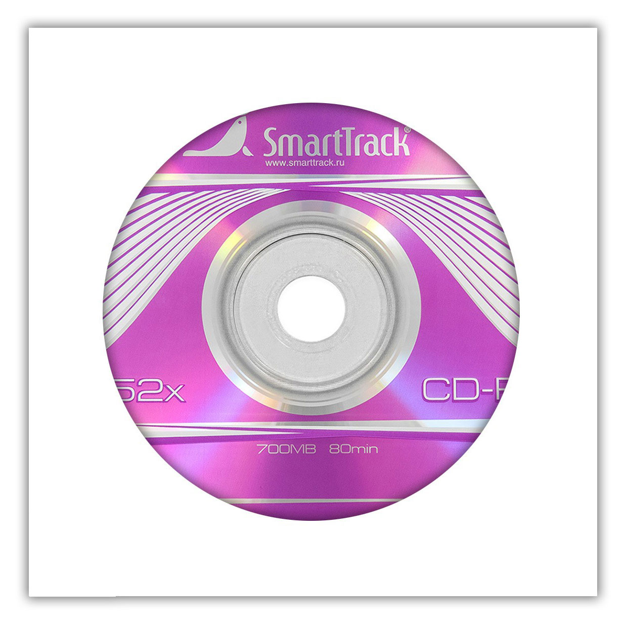 Диск CD-R Smart Track 700Mb 52x в бумажном конверте, 1 шт