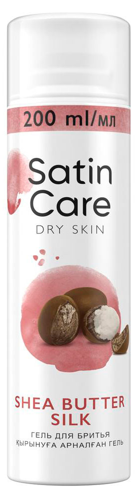 Гель для бритья Satin care с маслом ши, 200 мл