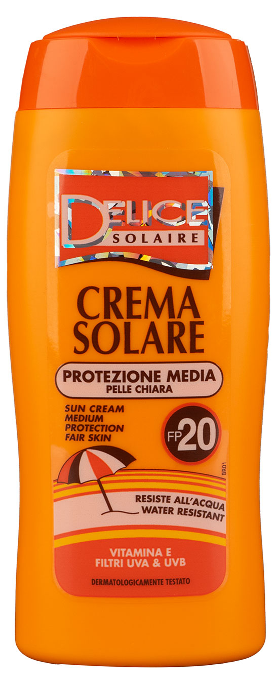 Delice | Cолнцезащитный крем Delice SPF20, 250 мл