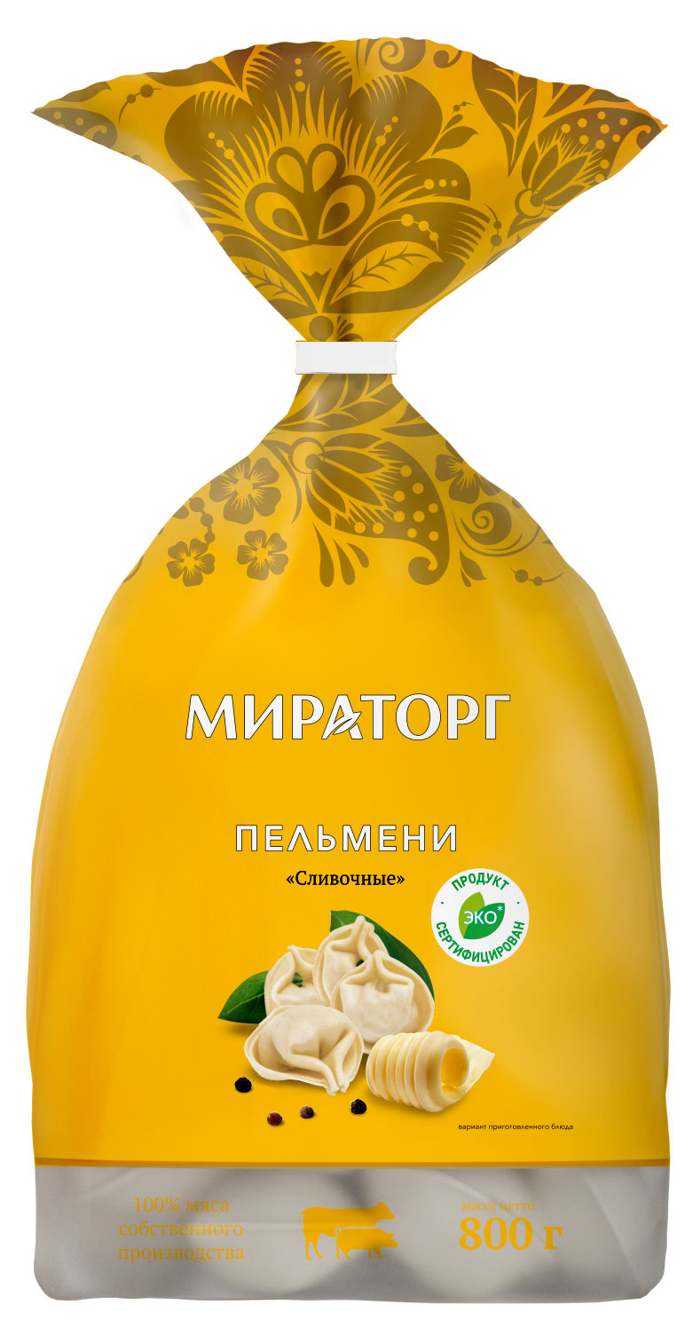 Пельмени сливочные «Мираторг», 800 г