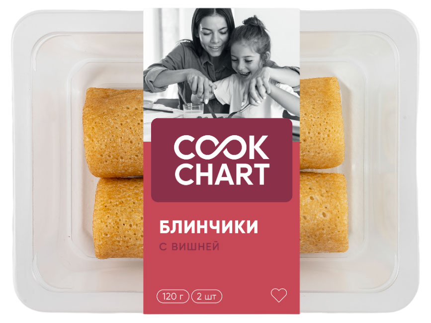 Cook Chart | Блинчики Cook Chart с вишней, 120 г