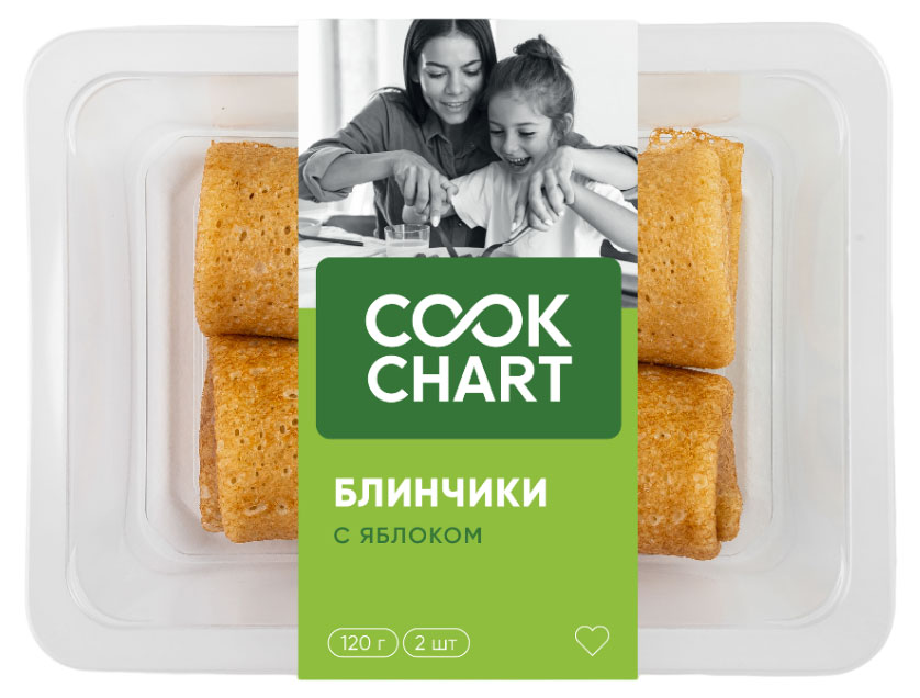 Блинчики Cook Chart с яблоком, 120 г