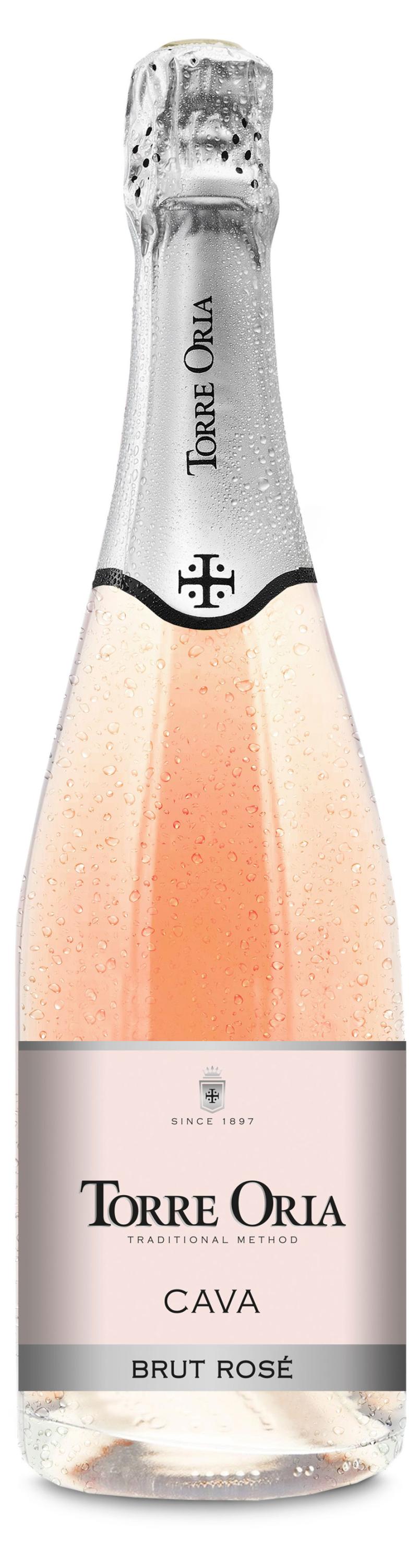 Вино Torre Oria Cava Brut Rose розовое брют Испания, 0,75 л