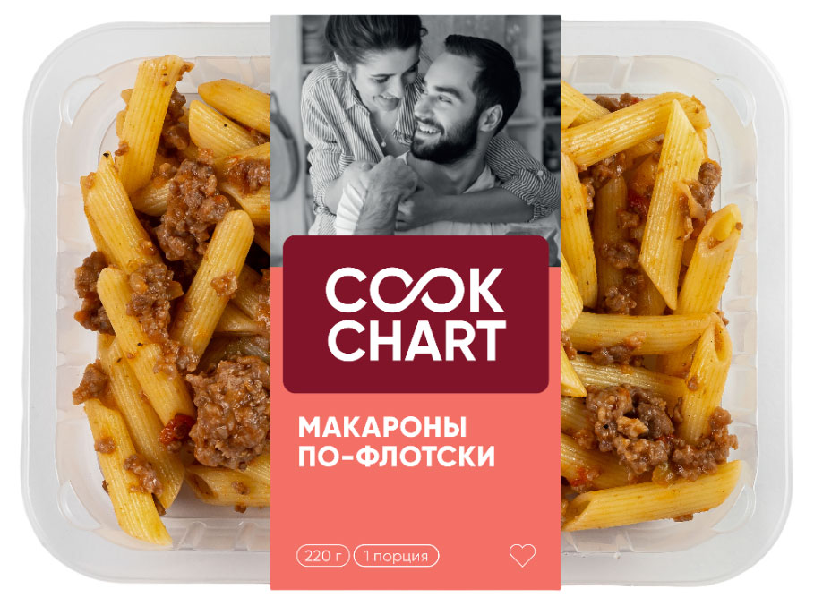 Макароны Cook Chart по-флотски, 220 г