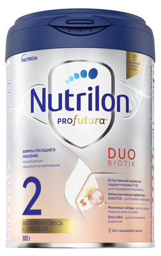 Смесь сухая молочная Nutrilon Profutura DuoBiotik 2 с 6 мес., 800 г