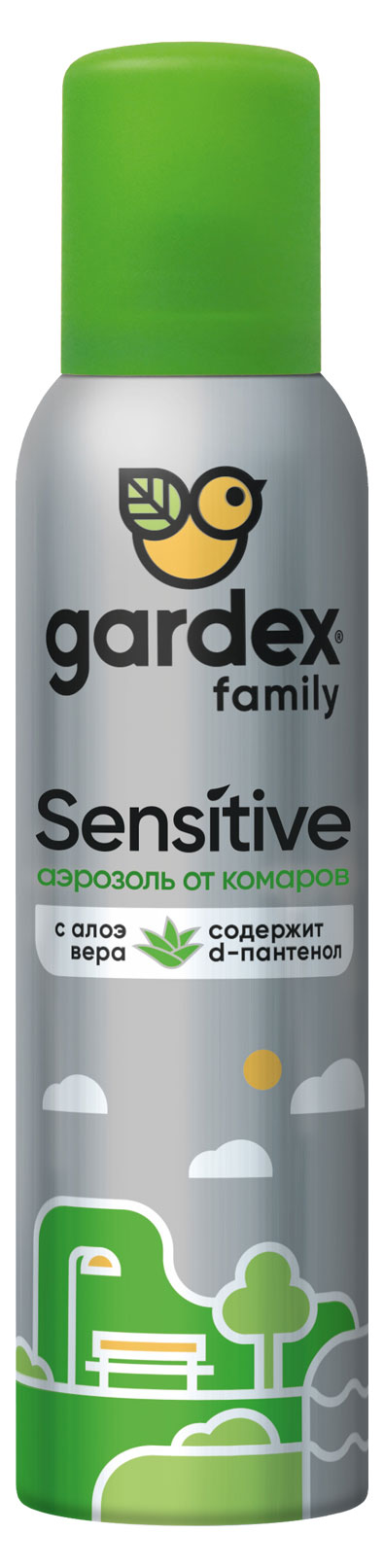 Аэрозоль от комаров Gardex Family Sensitive, 150 мл