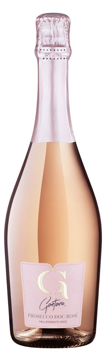 Вино Gaetano Prosecco Doc Rose розовое брют Италия, 0,75 л